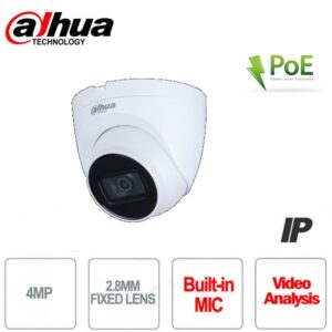 Telecamera Dome IP 4 Megapixel 2,8mm IR Starlight